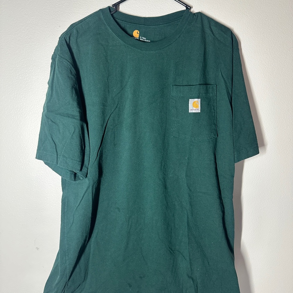 Carhartt Men's Green Pocket T-Shirt